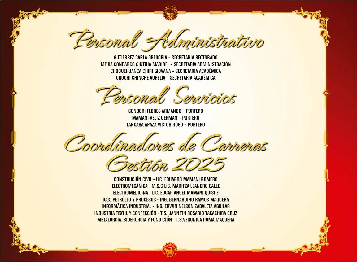 Personal administrativo del ITIBB