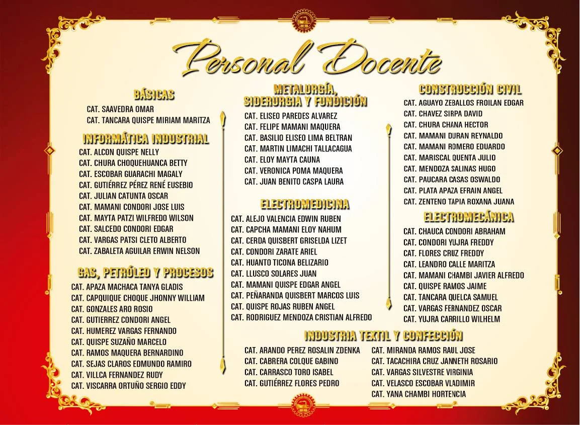 Personal docente del ITIBB participante en la graduación